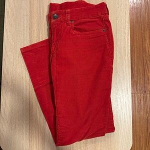 J.Crew (circa 2012) Women's Red Corduroy
